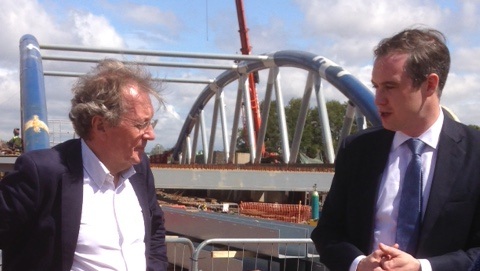 New Bristol Bridge - James Wharton visit